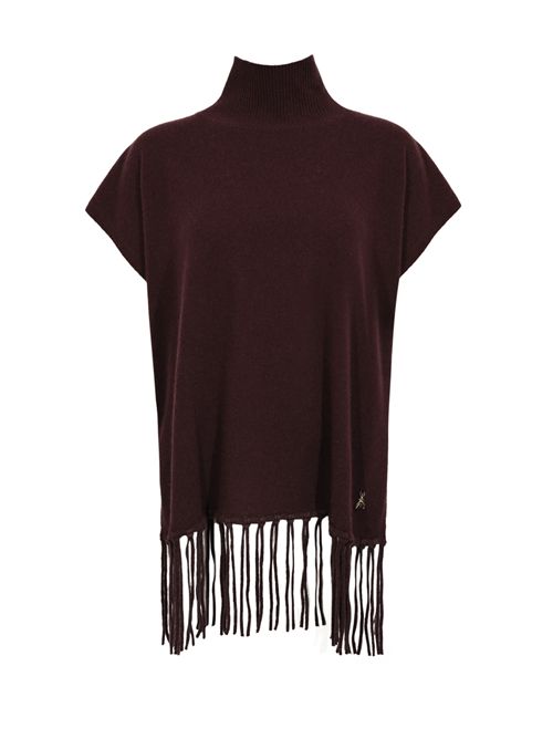 Poncho in cashmere con frange Patrizia Pepe | 8F0068 K247M544